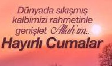 Cumanız Mübarek Olsun mesajları