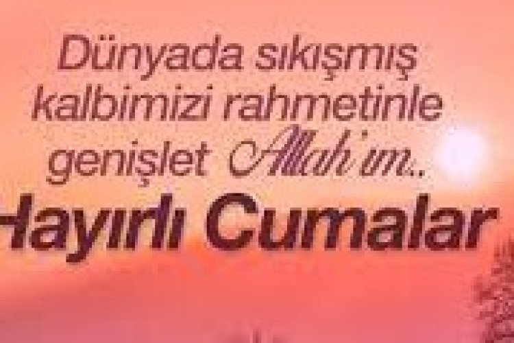 Cumanız Mübarek Olsun mesajları
