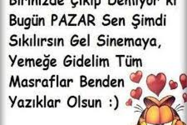 komik pazar günü mesajları