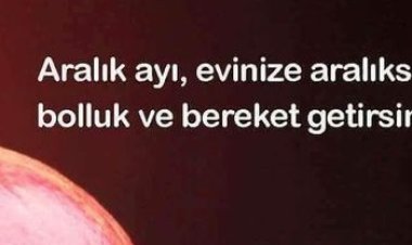 aralık ayı sözleri