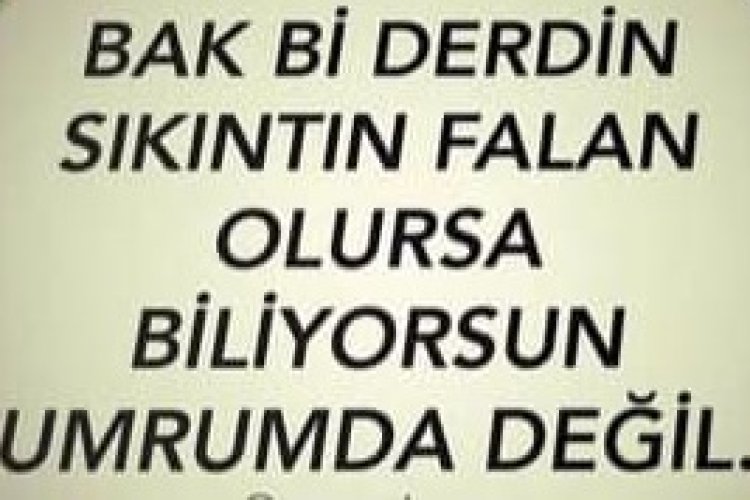 Bizi Siz Kötü Yaptınız