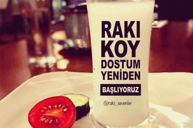 raki ile ilgili resimli sözler