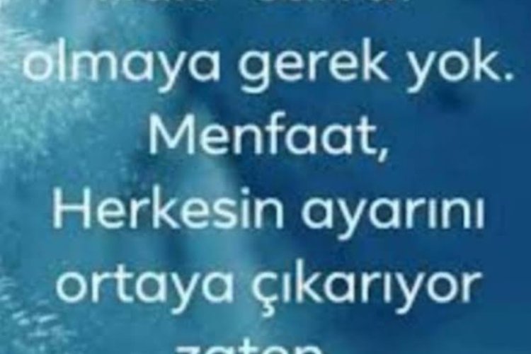 Agir menfaat sözleri