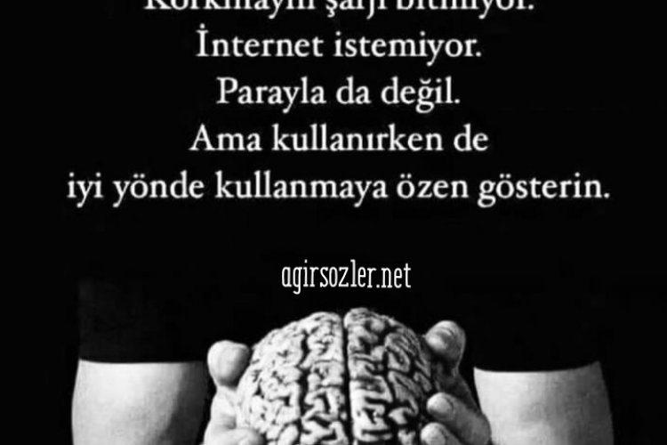 Beyin ile alakalı resimli sözler