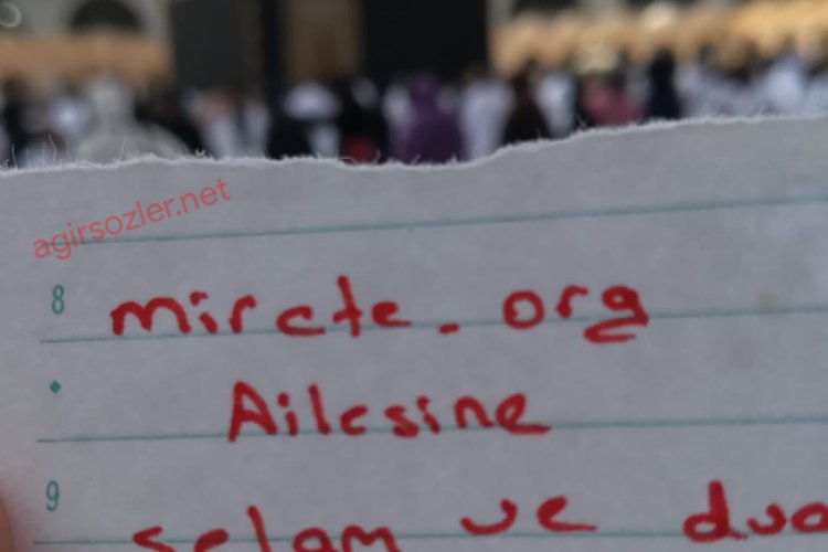Kabe den selam ve dua sözleri sizlere