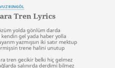 Kara tren gecikir sözleri