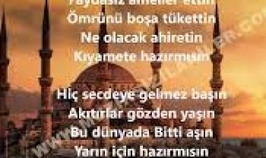 ahirete hazır mısın ilahi sözleri