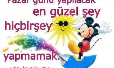 pazar günü sözleri komik