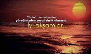 akşam sözleri