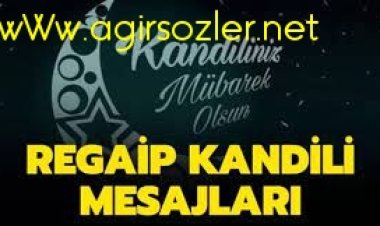 regaip kandili mesajları