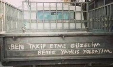 kamyon arkası sözler