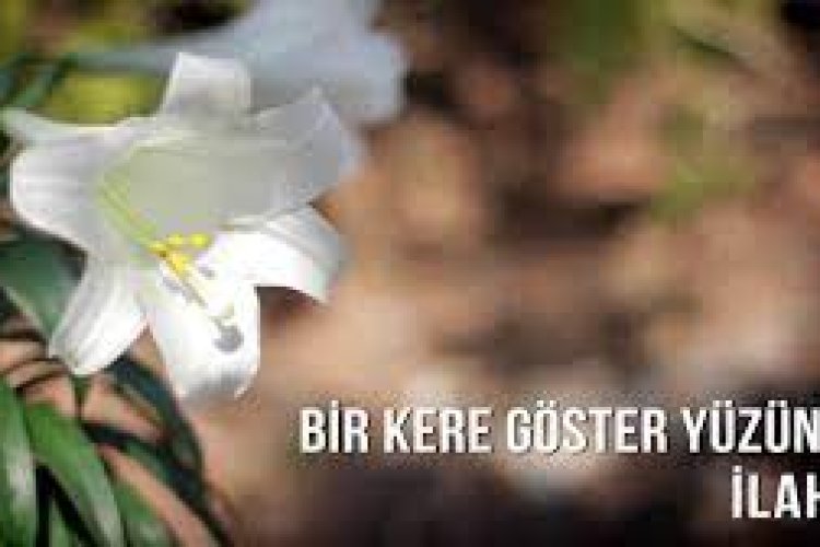 bir kere göster yüzünü ilahi sözleri