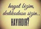 dedikodu yapana sözler