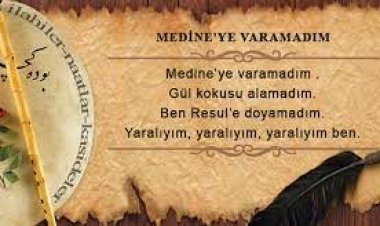 medineye varamadım ilahi sözleri