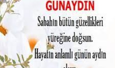 dualı günaydın