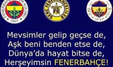 fenerbahçe kapak sözler