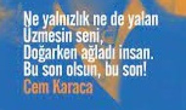 cem karaca sözleri