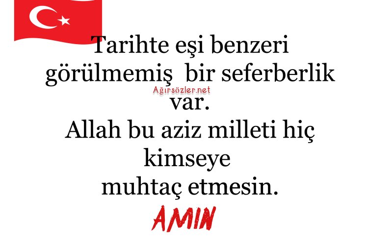 Seferber Olduk Millet Olarak