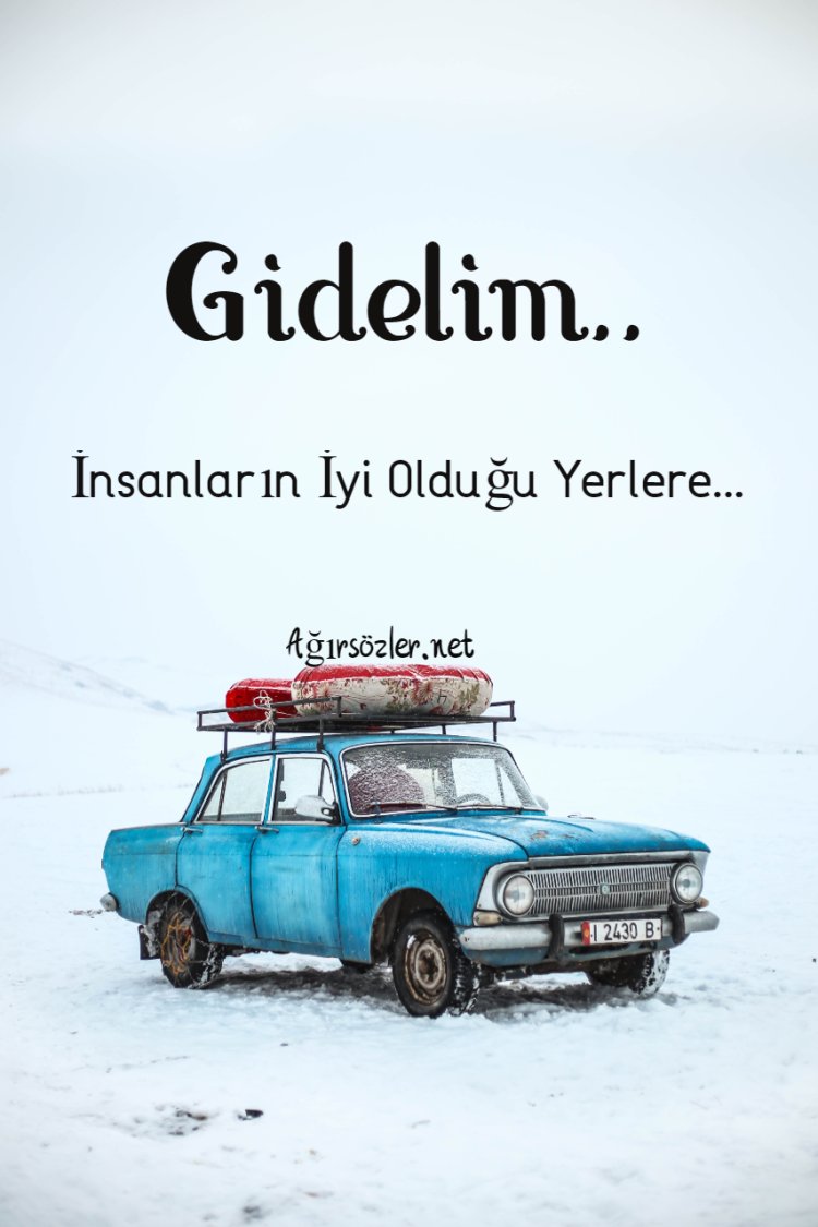 Gidelim...