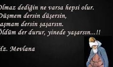 mevlana dan güzel sözler