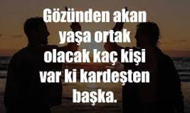 abi kardeş sözleri