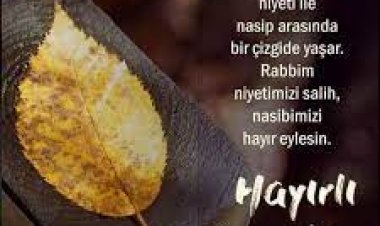 Cuma günü özel tebrik mesajları