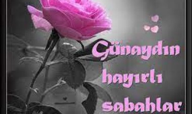 Hayırlı sabahlar arkadaşlar