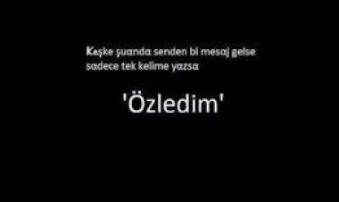 sevgiliye ozledim mesajlari