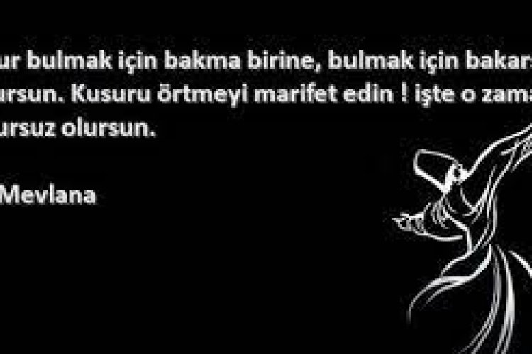 kusur ile ilgili sözler