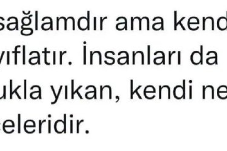 Sadece ilim yetseydi