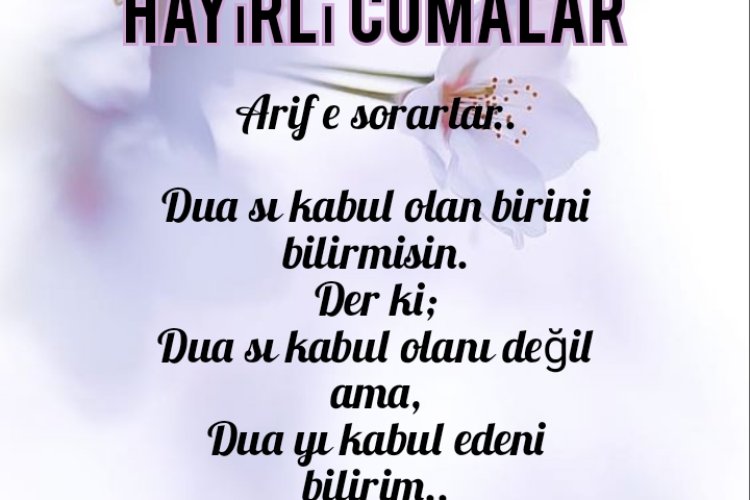 Mart Ayı nın Son CUMA sı