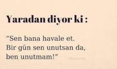 Bağışlarım ama asla unutmam