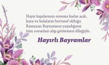 bayram için güzel sözler