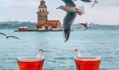 Çay söyledim