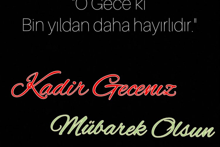 kadir gecesi mesajlari