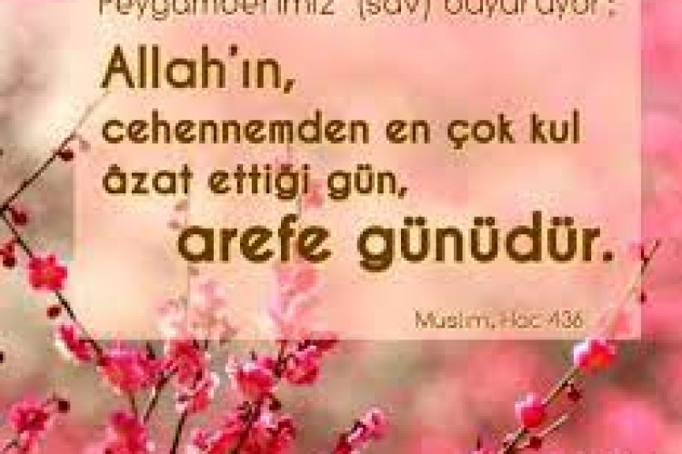 arefe günü için güzel sözler