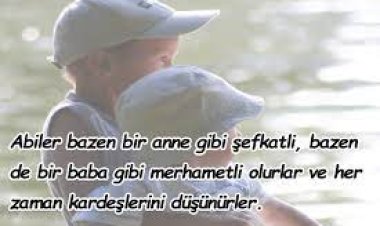 abiyle ilgili sözler