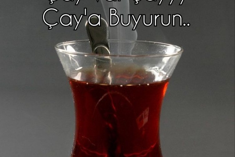 Çay eşliğinde GÜNAYDIN