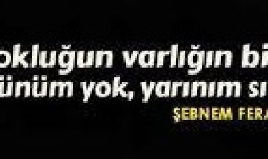 şebnem ferah ünzile şarkı sözleri