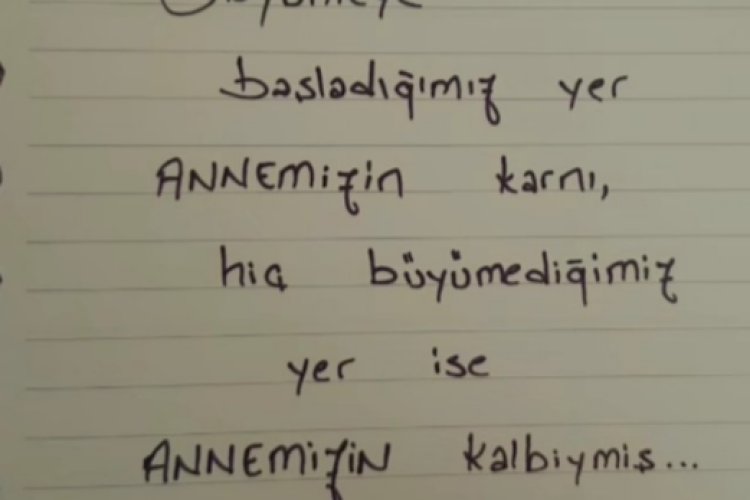 Anneye sözler