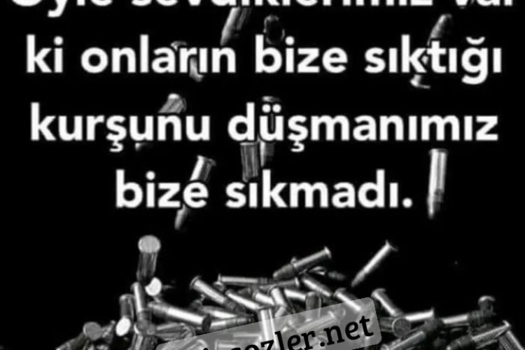 Kurşun sözleri damar sözler