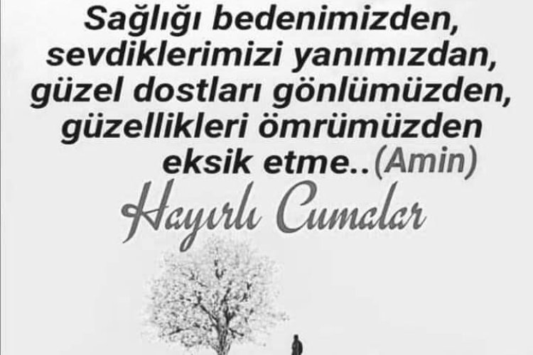 Hayırlı Cumalar Dost lar