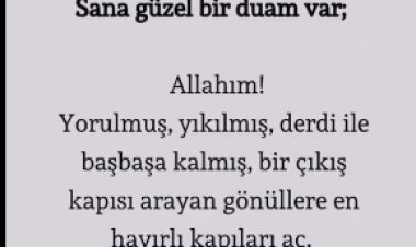 Hayırlı Cumalar Diliyorum