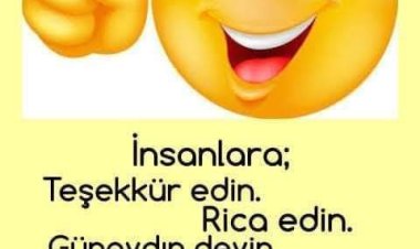 Günaydın iyi insanlar