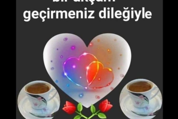 Huzurlu sevgi dolu bir akşam geçirmeniz dileğiyle