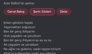 Azer Bülbül ft. Uzi - Ben Bir Genç İhtiyarım şarkı sözleri