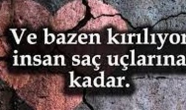 Kırılmak sorun değil de