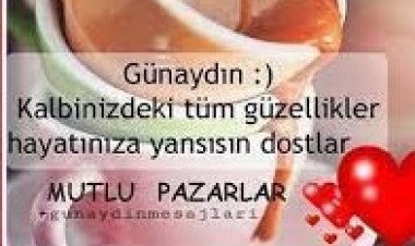 Günaydın pazar -  yağmur kahve kahvaltı