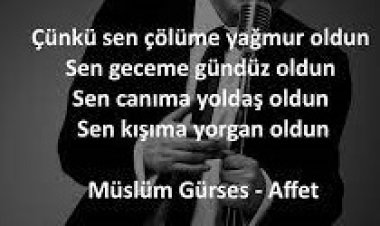 Müslüm Gürses - Affet şarkı sözleri