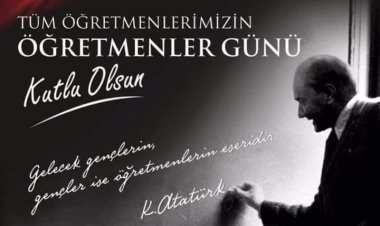 tüm öğretmenlerimizin Öğretmenler Gününü kutlarım
